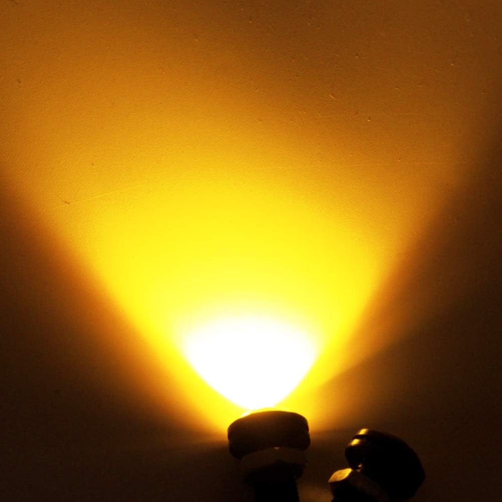 LED Daylight, 0.7 inch (18 mm), Spotlight, Yellow, Bolt Type, Large Ball Meter, Waterproof,