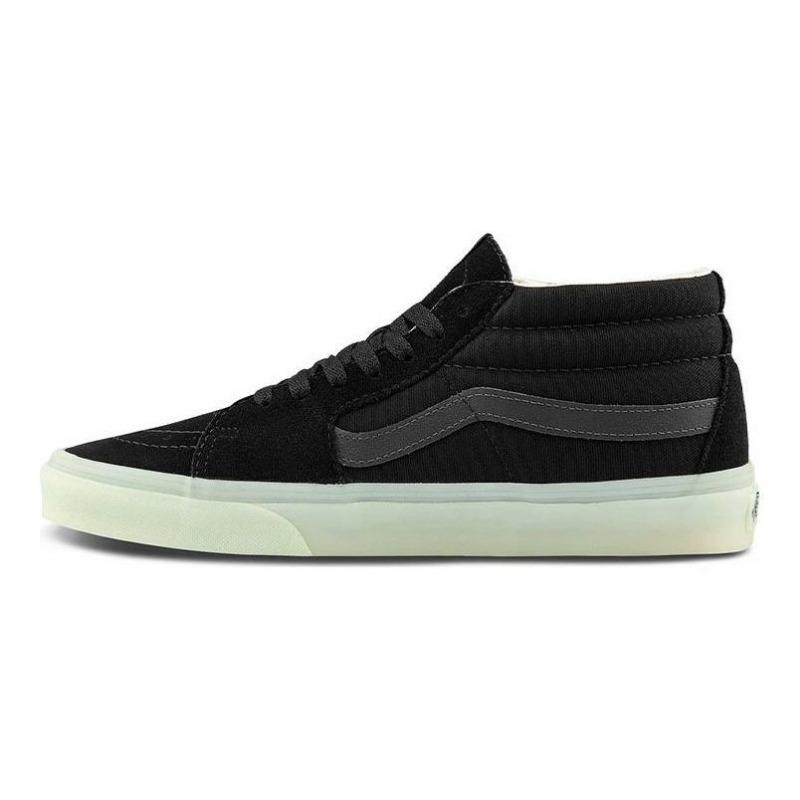 Vans Sk8 Mid Light Unisex Skate Shoes Black VN0A3WM3ABC 35