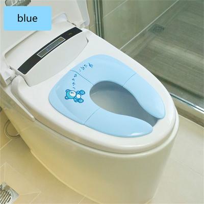 (SU)Folding Travel Potty Seat Fits Round & Oval Toilets, Non-Slip Suction Cups