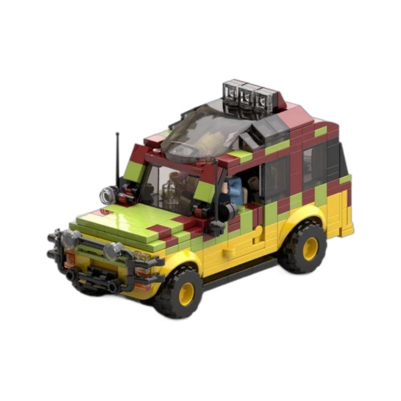 

City Fords Jeep off-road SUV F450 Explorer Truck Vehicle Pickup Heavy Transport Speed Building Blocks CityCar Model PDF Manual