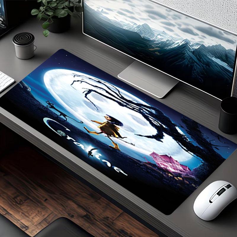 Coraline Print Mouse Pad, for Keyboard Pad Laptop PC Mat for Office Home Use, Desk Decor, Perfect Birthday Gift for Gamers