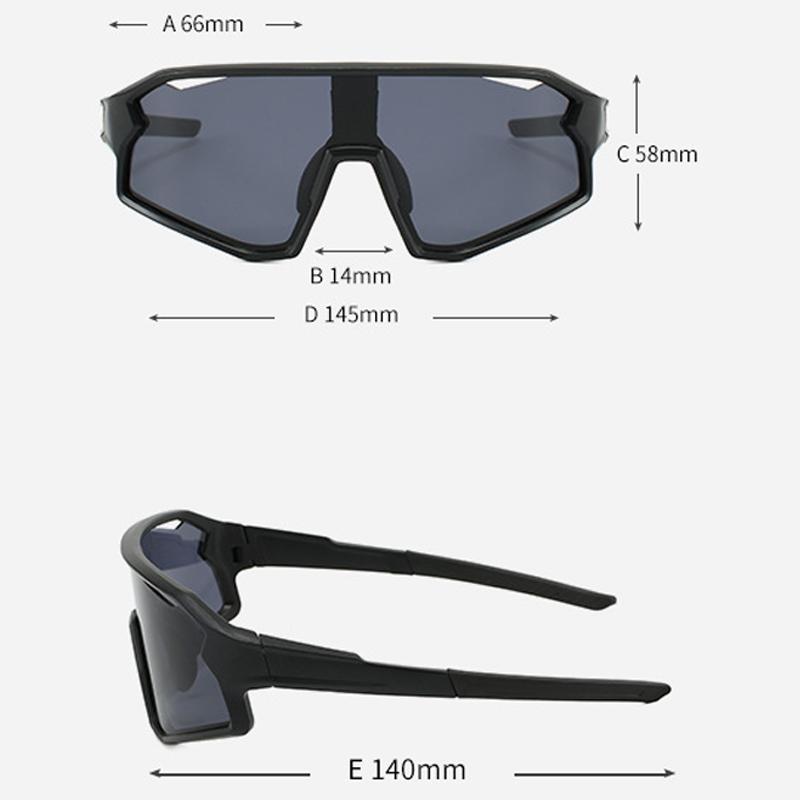 Outdoor Sports Goggles Sunglasses New Style Mountaineering Goggles Sunglasses Women One-piece Cycling Glasses 0965