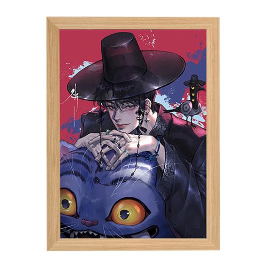 Malerei Lampe Wiederaufladbares LED Licht Leuchtende Wandkunst Licht Lebendige Farbe Kunst Beleuchtung Nachtlicht