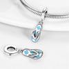 Original Copper Charms Luxury Earth Slippers Pendant Beads Fit Bracelet Diy Women Making Delicate Gift