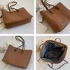 Hot Selling Light Luxury Sewing Thread Pu Zipper Women's Handbag New Fashionable Women's Commuting Shoulder Bag Tote Bag