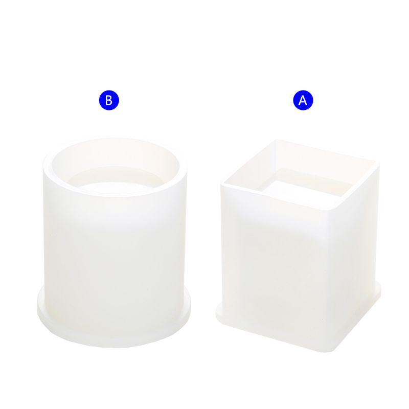 Water Cup Silicone Mold Crystal Epoxy Resin Casting Mold Pen Brush Holder Mold