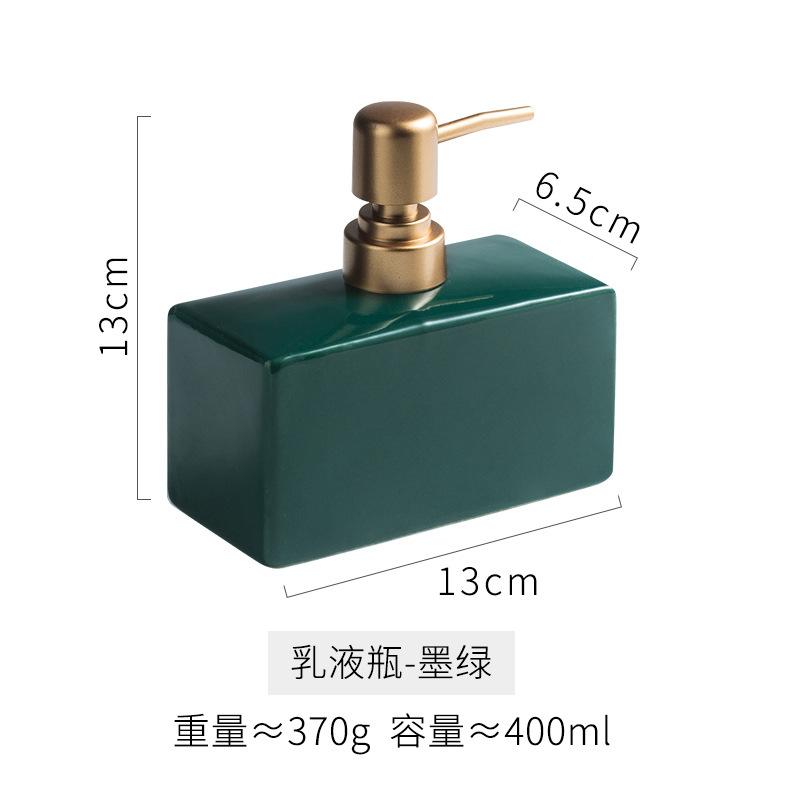 Bathroom Ceramic Hand Soap Dispenser Bottle Press Bottle Kitchen Soap Pump Dispenser Bathroom Accessories Dispensing Bottles
