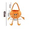 Halloween Bowknot Pumpkin Candy Bucket Waterproof Non-Toxic Trick Or Treat Storage Handbag for Toddlers Halloween Activities
