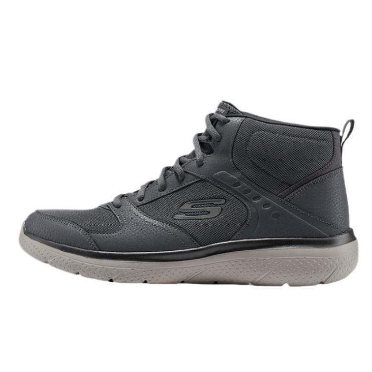 Skechers Sport Mens Outdoor Functional Series Simple Fashion Versatile Short Snow Boots Men boots 8790344-BLK 39.5