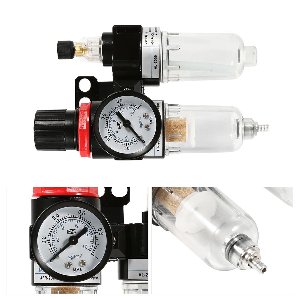 Luftfilter-Druckregler, Öl-Wasser-Abscheider-Falle, Luftkompressorfilter, Airbrush-Kompressor