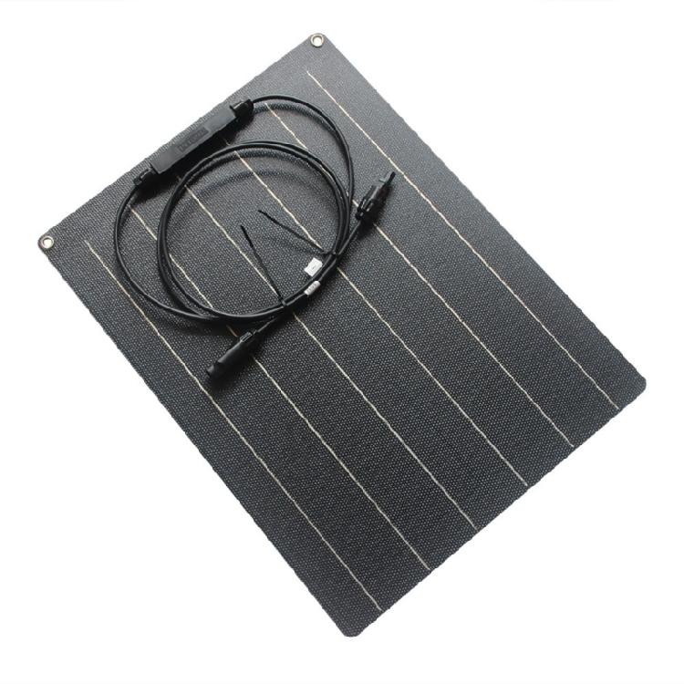 30W Portable Solar Charger Panel Bendable Design Waterproof for Camping Boats 12V Battery Charging Board