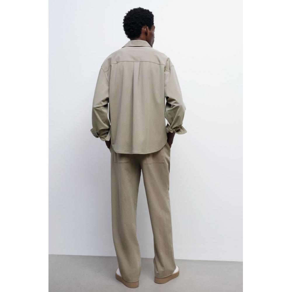 H M Pants Relaxed Fit kHaki Green