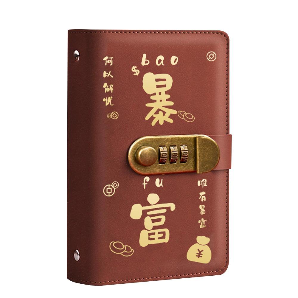 With Password Lock 100 Envelopes Money Saving Challenge Save Money Get Rich Money Collection Book Waterproof Reusable