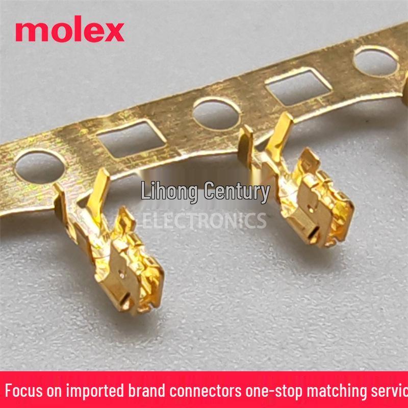 Molex 56161-8081 Gold Connector 2-22 AWG Terminal