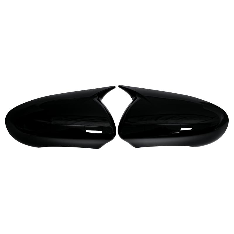 Side Mirror Housing Cover Caps For Nissan Qashqai J10 2007-2014 Black Style Side Mirror Cover Shell Sticking Car Accessories