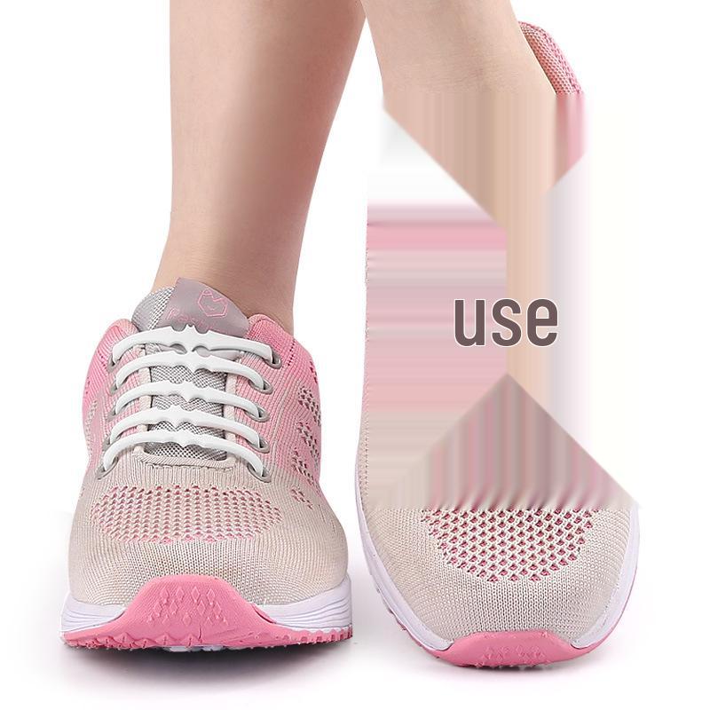 Lazy Person No-Tie Elastic Shoelaces - 16 Pack Trendy Casual Sports Laces, No Wash Needed, In Stock