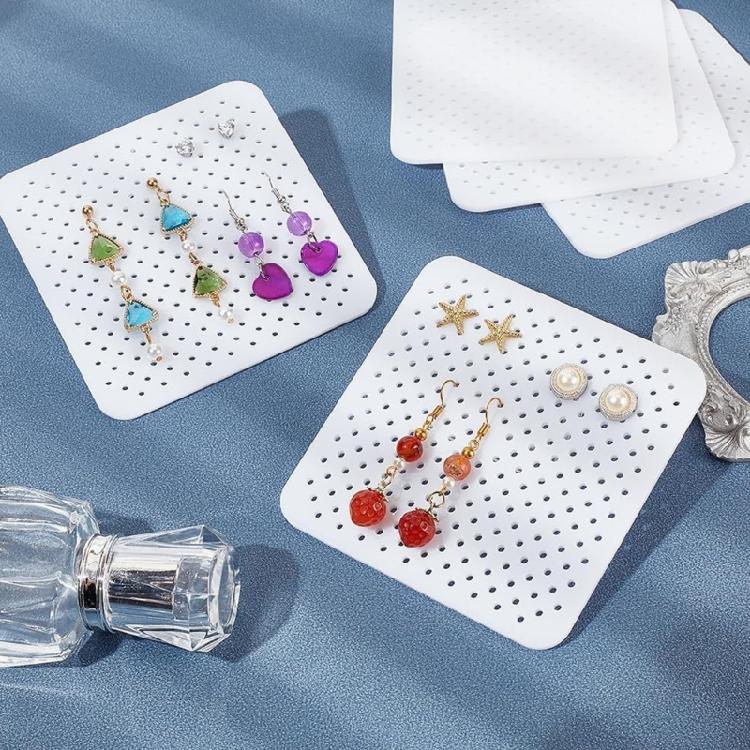 10Pcs Jewelry Display Stand With 44 Earring Slots Space Saving Solution For Storage