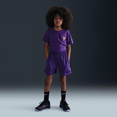 Nike Dri Fit Shorts Kids  Court Purple/University Gold/University Gold XS