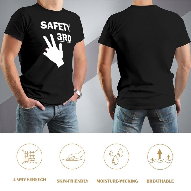 Safety Third T-Shirt cat shirts vintage clothes summer clothes men clothes
