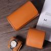 3 Miejsca Etui Rolowane Podróżne Przenośny Vintage Skórzany Organizer na Zegarki Pudełko do Przechowywania Ekspozycyjne Dla Mężczyzn Prezent