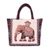 Festival handbag bag women's linen canvas double-sided retro embroidery hand carry small cloth bag batch literary and versatile