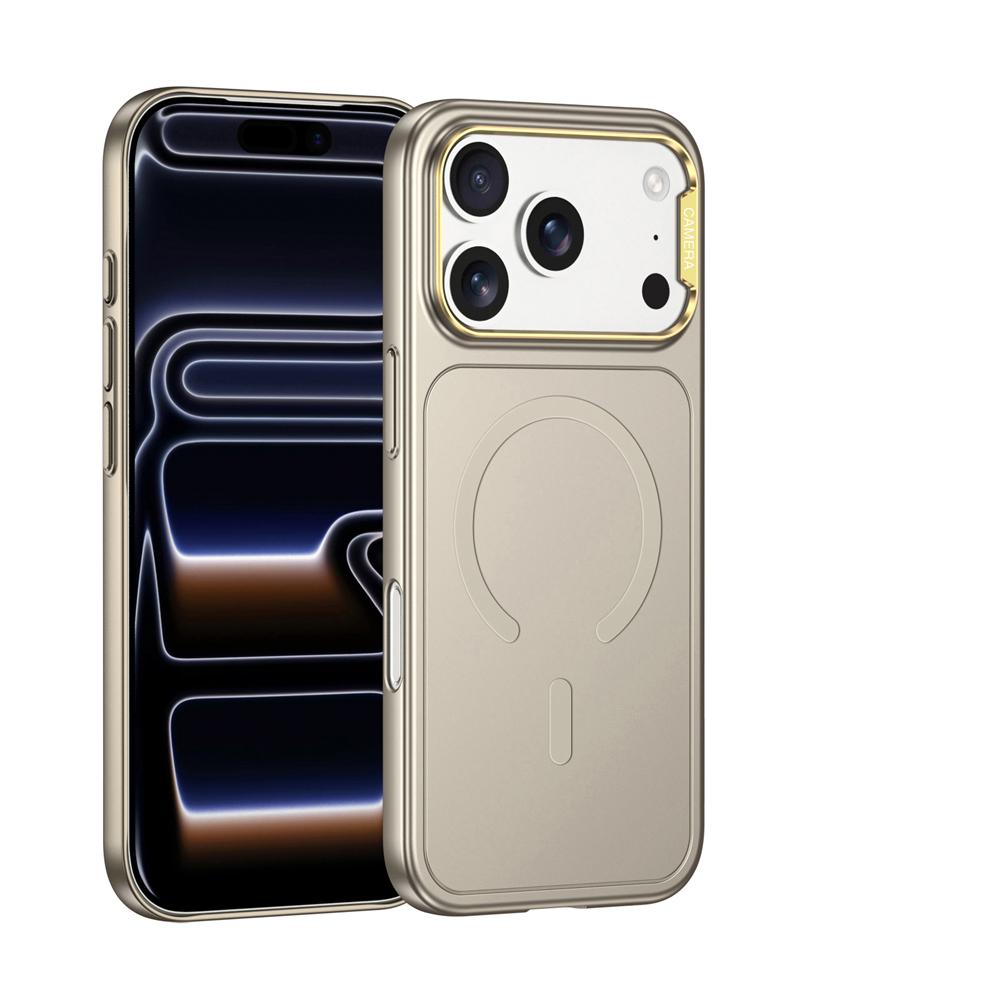 For iPhone 17 Pro Max For Magsafe Magnetic Ultra Thin Phone Case For iPhone Air Wireless Charging Electroplating Protect Cover