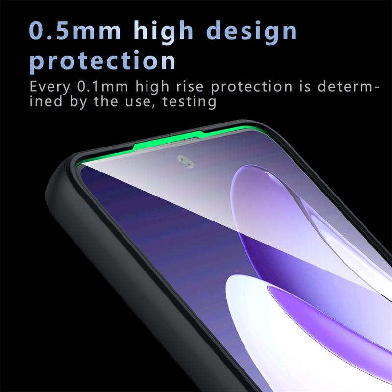 For Reno 13F Case Cover OPPO Reno 13F Capas Shockproof Phone Back Bumper Matte Frosted Black Transparent Fundas OPPO Reno 13F