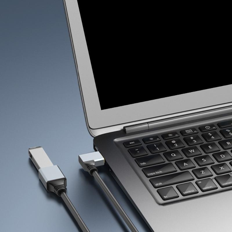 USB 3.0 Extension Cable Right Angle Connectors 5Gbps Data Transfer for Webcams Printers Keyboards Mouse Flash Drive