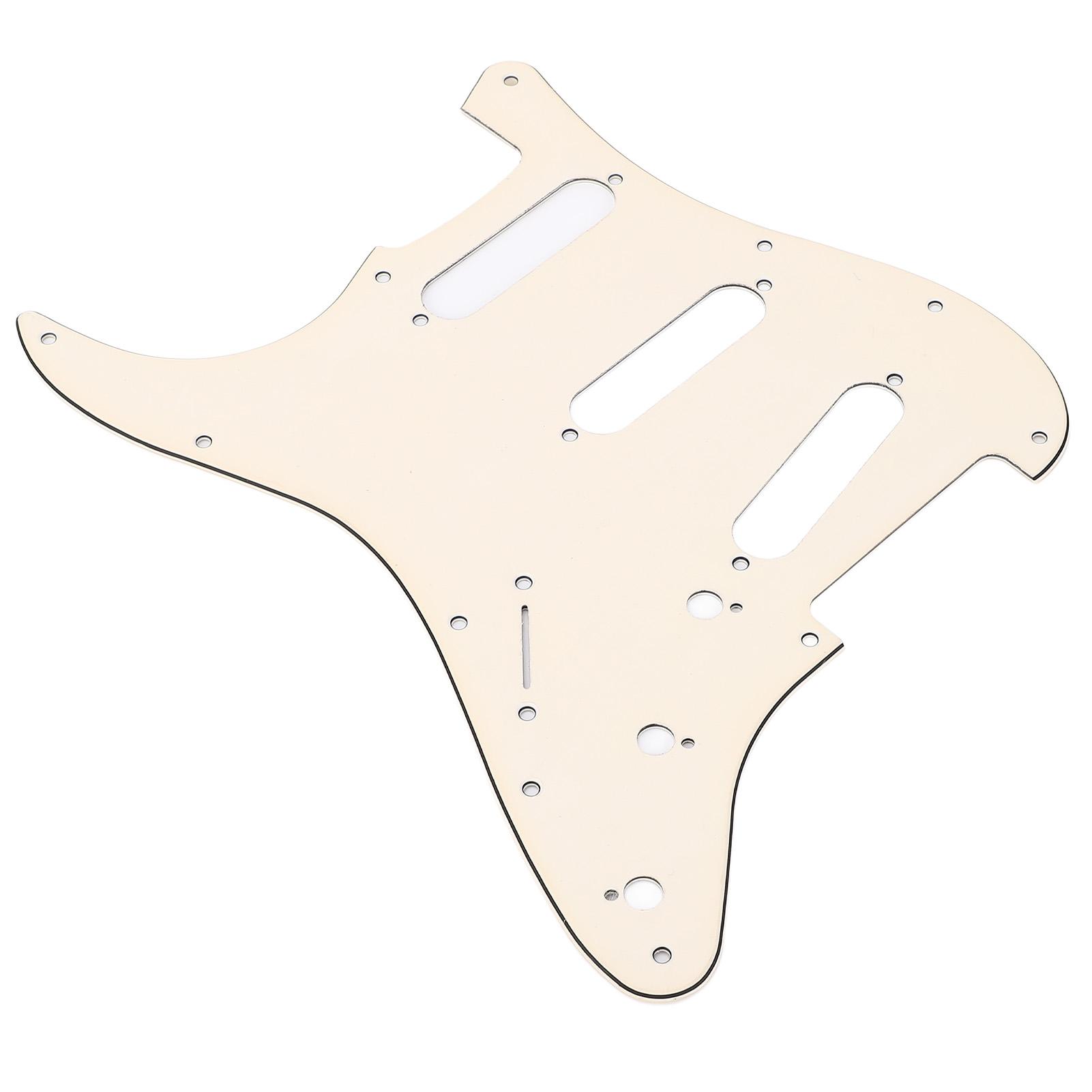 

Electric Guitar Pickguard Scratch Resistant Decorative PVC Guitar Pick Guard for Fender 62 Strat