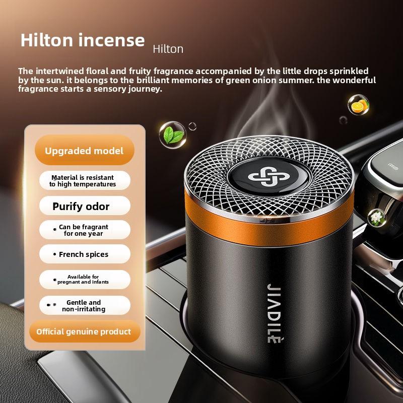 Car Aromatherapy for Men, High-End Car Odor Removal Solid Fragrance, Long-Lasting Car Perfume Ornament