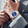 New Blue Yacht Men's Fully Automatic Mechanical Watch - Trendy Business Style with High Commission