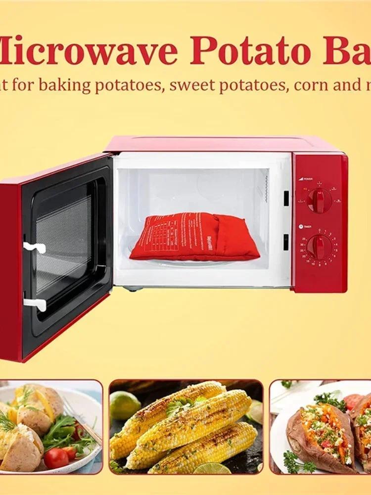 Kitchen Microwave Potato Cooke Cooker Bag Baked Patata Microwave Cooking Potato Bag Microwave Oven Potato Storage Bag