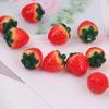 3D Strawberry Keychain Earrings & Resin Pendant DIY Accessories
