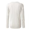 Women's  And Winter Fashion Solid Color Hollow V-Neck Long Sleeve Knit Sweater