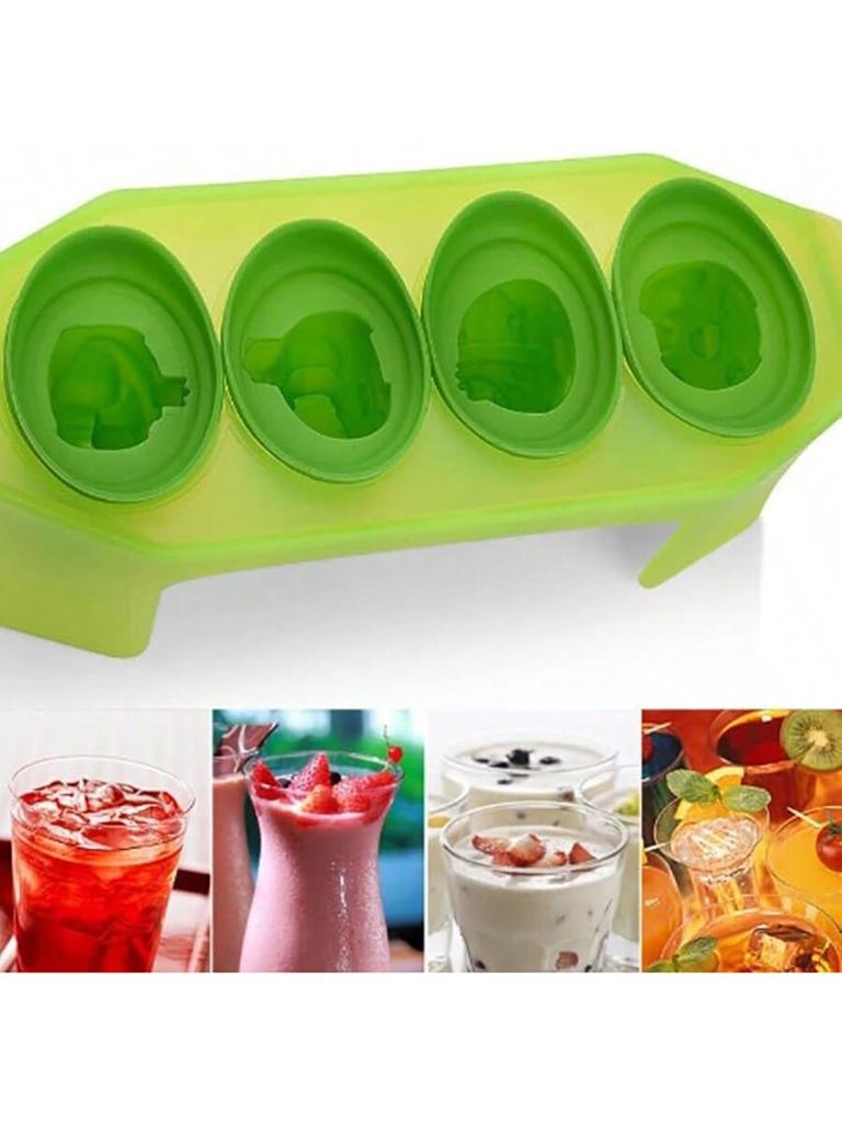 Reusable horror silicone popsicle mold for summer kitchen small tool, used for DIY homemade Halloween