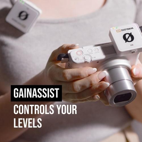 RODE Microphones Wireless Me Dual Compact Wireless Microphone System, White