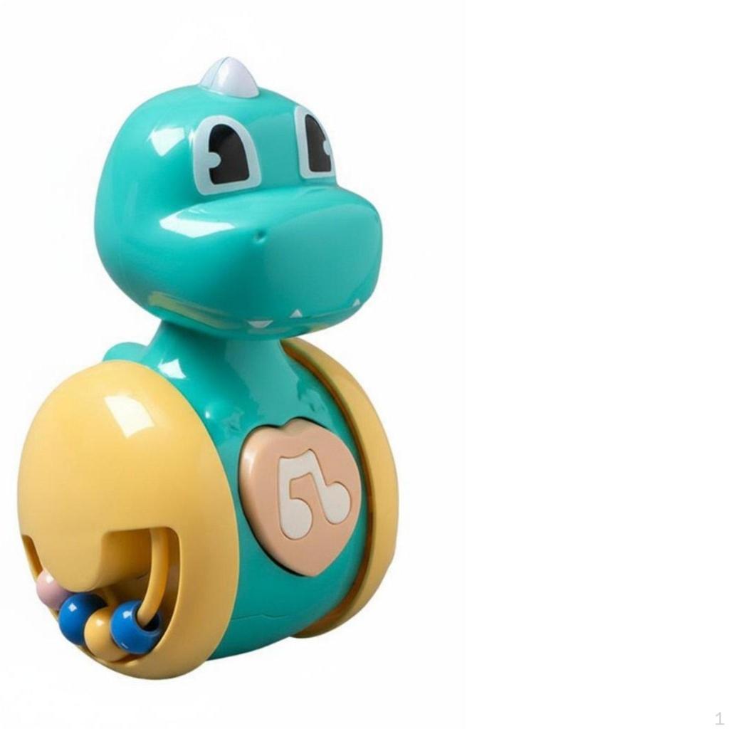 Crawling Encouragement Toy Early Educational Musical Tumbler Wobble Action Animal Wobbly for