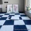 Plush Puzzle Rug: Thickened, Removable, Cold-Insulating Floor Mat for Living Room, Bedroom, or Bedside
