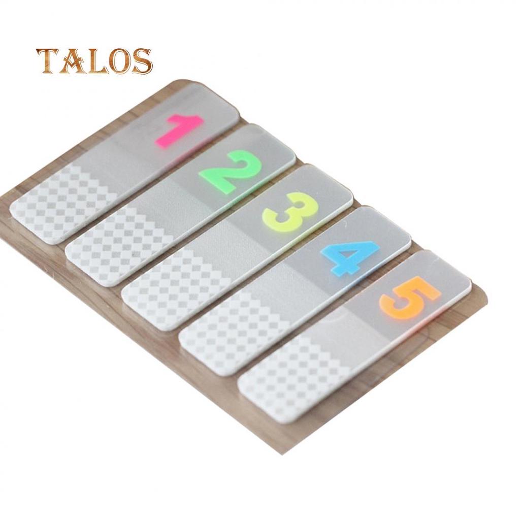 100 Pages Number Letter Symbol Sticker School Supplies Memo Mini Sticky Notes Writting Instruments