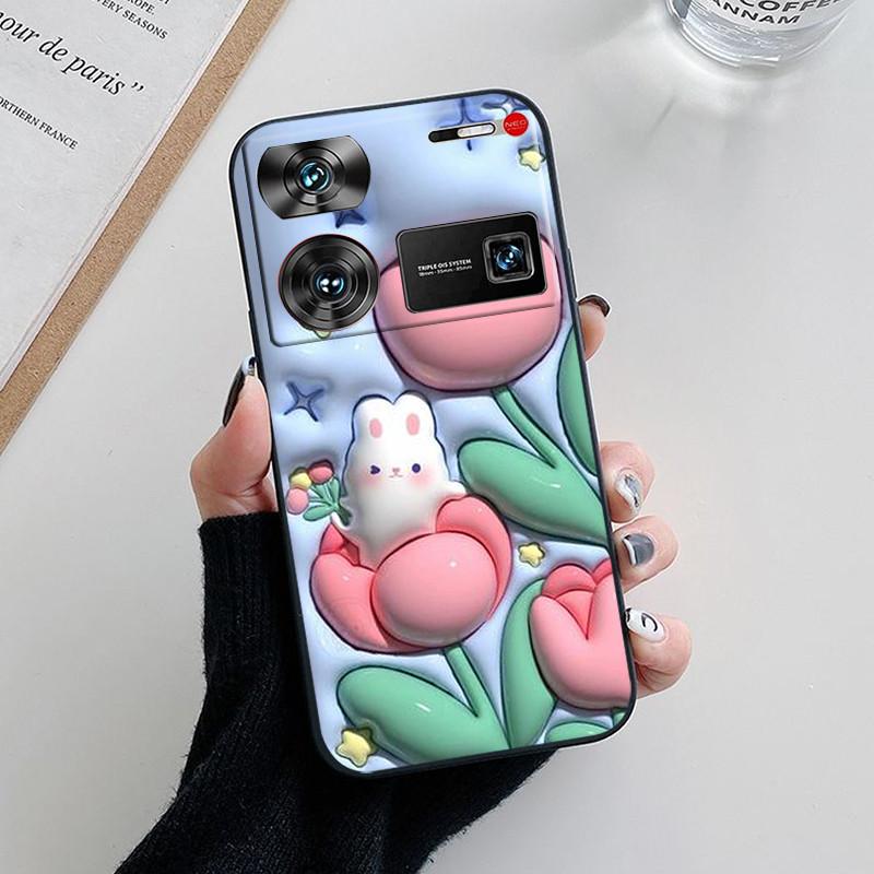 Case For nubia Z60 Ultra Black Matte Soft Silicon Phone For Nubia Z60 Ultra 5G NX721J Cover Coque Protective shell Z60Ultra