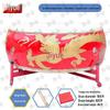 Jiyue Cowhide Chinese Red Performance Dragon Drum