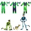 Suit Creature Power Costume Kids Halloween Fancy Dress Jumpsuitmask