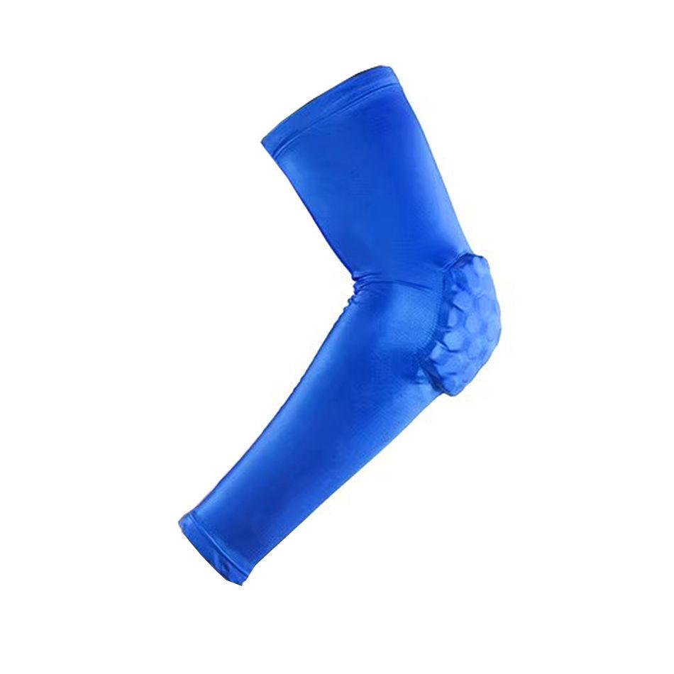 WOSWEIR Ultra Thin Honeycomb Elbow Pads Sports Protective Gear Anti-Collision Sponge Arm Guard for Basketball Adults & Children