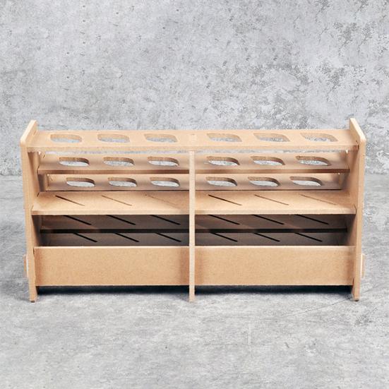 Paint Organizer Multi-Layer Storage Rack Large Capacity High Stability Space-saving Moisture-Proof Paint Rack Stand
