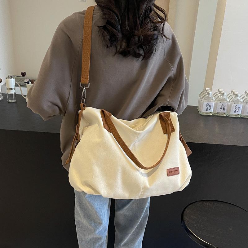 2025 Trendy Ruiying Large Capacity Women's Canvas Crossbody Tote Shoulder Bag