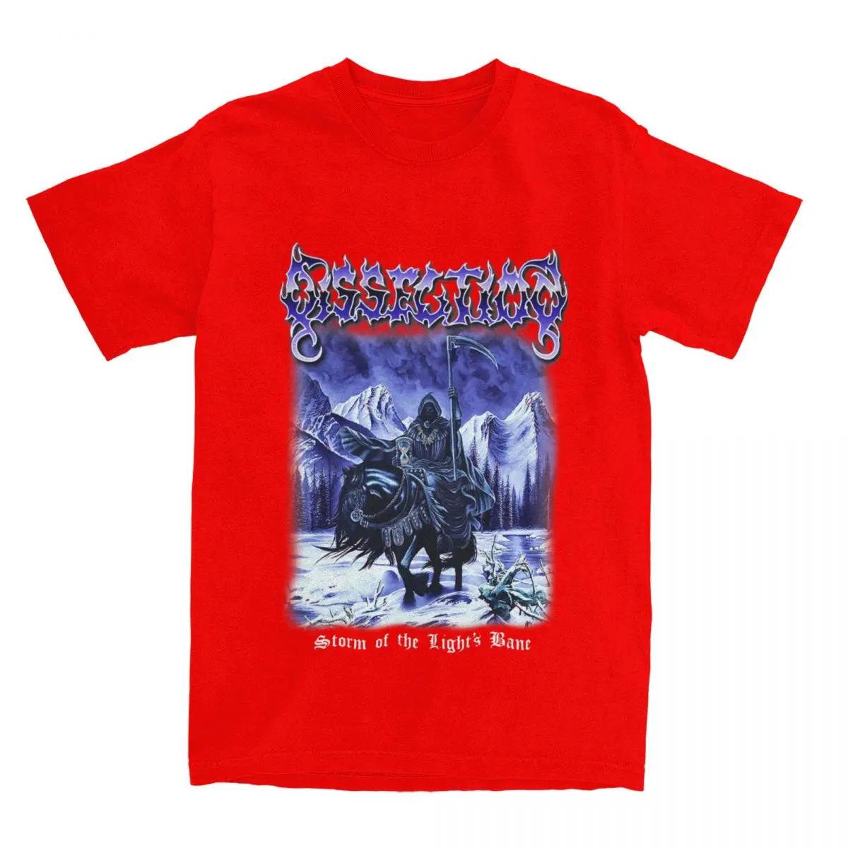 

Dissection Блэк-метал Мужская Женская Футболка Шторм Света Принт Топ Футболки Чистый Хлопок Большой Размер 6XL Короткий Рукав S