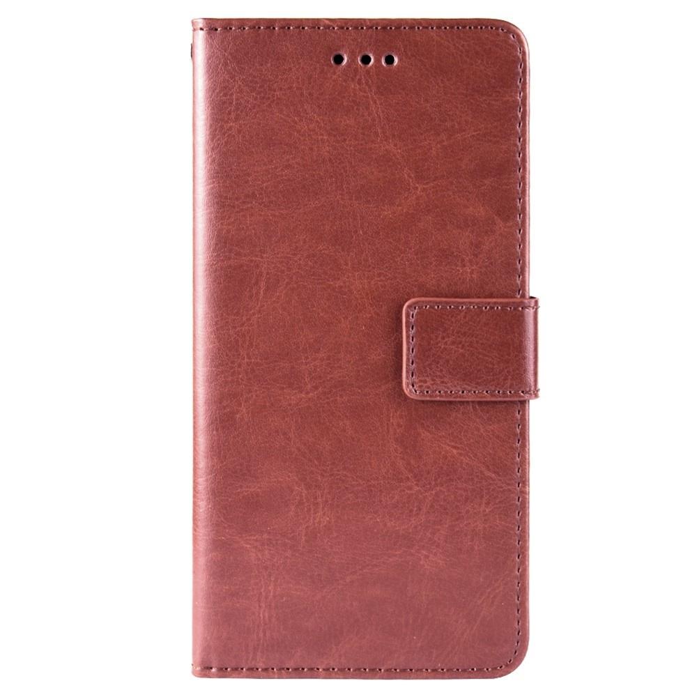 Infinix Hot 11s Crazy Horse Wallet Flip Case, Brown