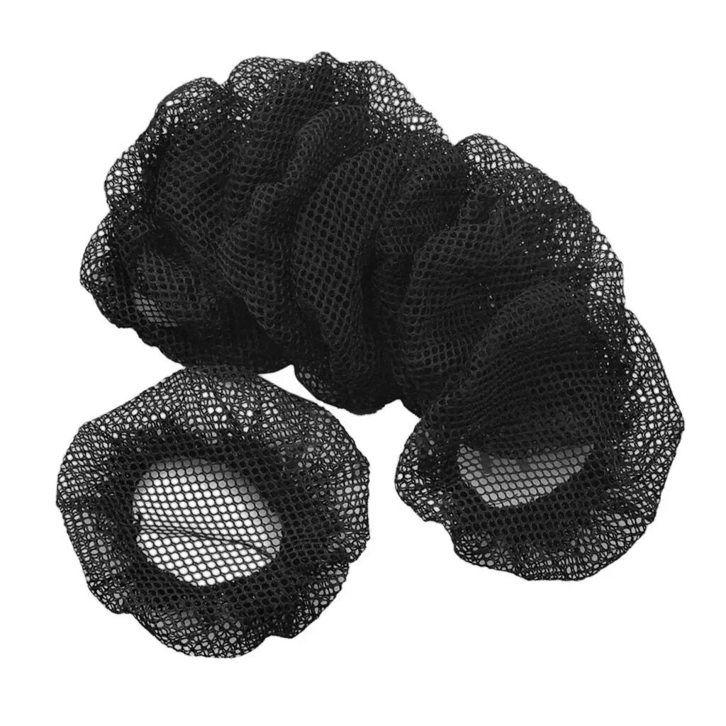 2-Pack Ladies Crochet Mesh Bun Cover - Snood Hair Net for Dance & Headwear Accessories