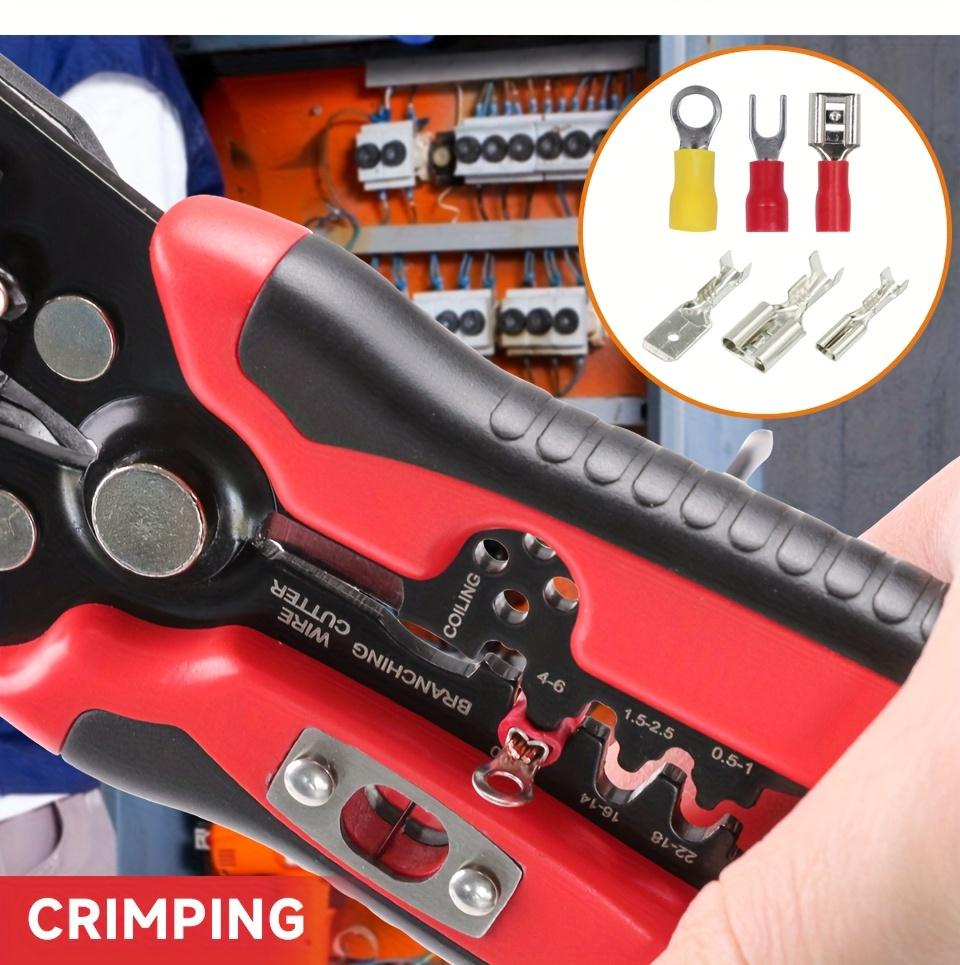 5-In-1 Multifunctional Automatic Wire Stripping Pliers(0.25-10Mm²) YES-1R Crimping, Cutting, Splitting, And Merging Wires Tools