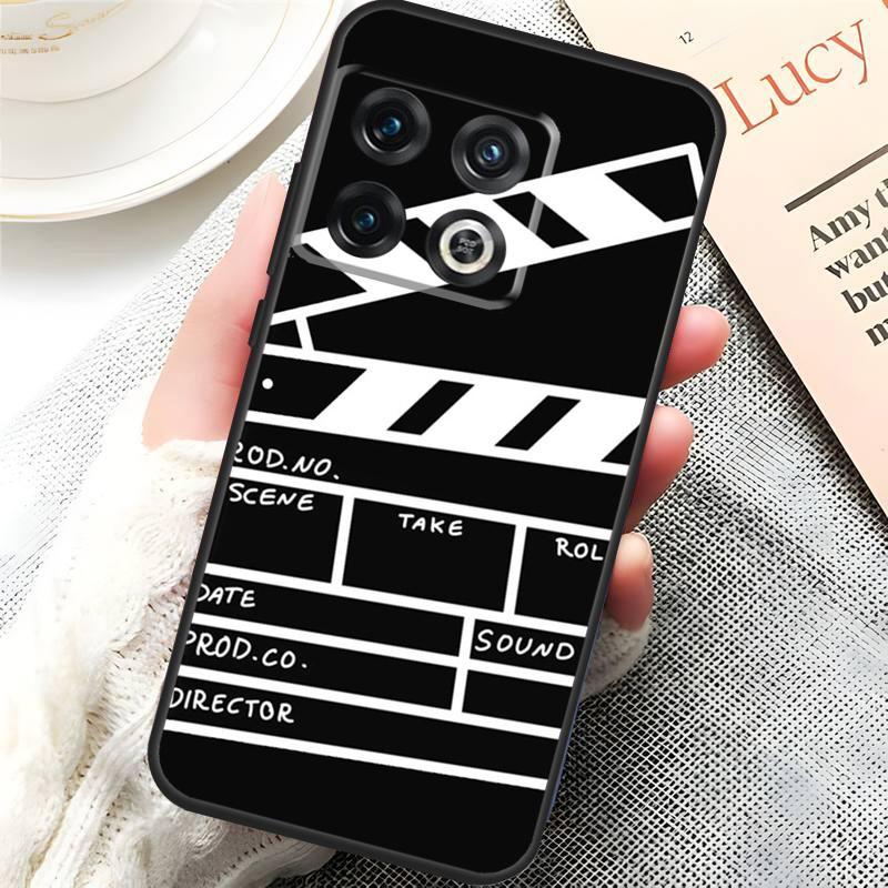 

Film Clapperboard Cover For OnePlus 15 13 13R 13T 12 12R 10T 11 10 Pro OnePlus Nord CE 5 3 4 Lite N20 N30 Case OnePlus 8Pro